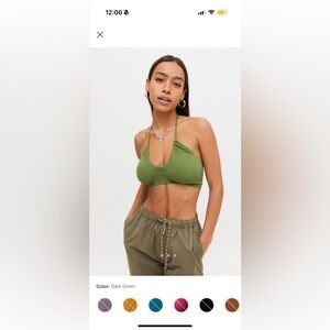 NWOT Urban Outfitters Tie Bralette Top